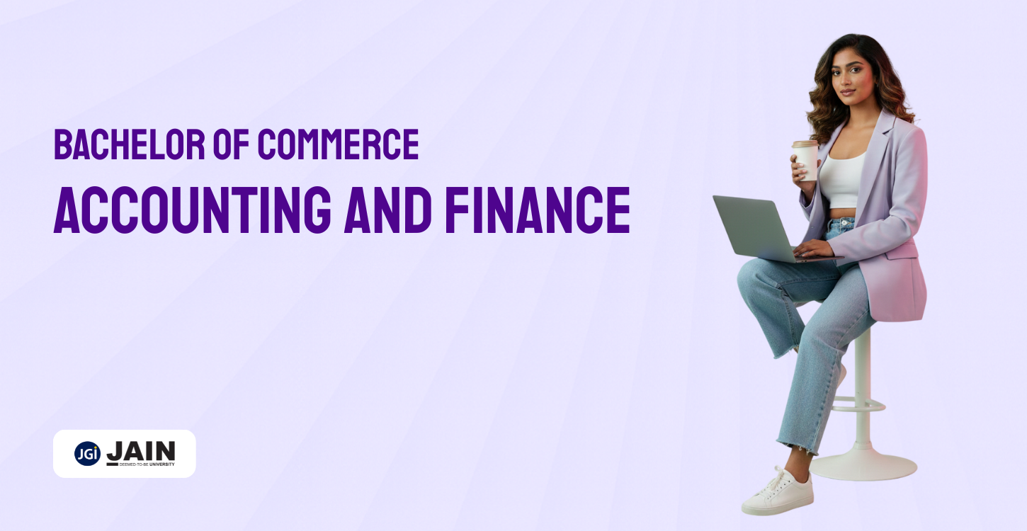 B.Com - Accounting and Finance course cover